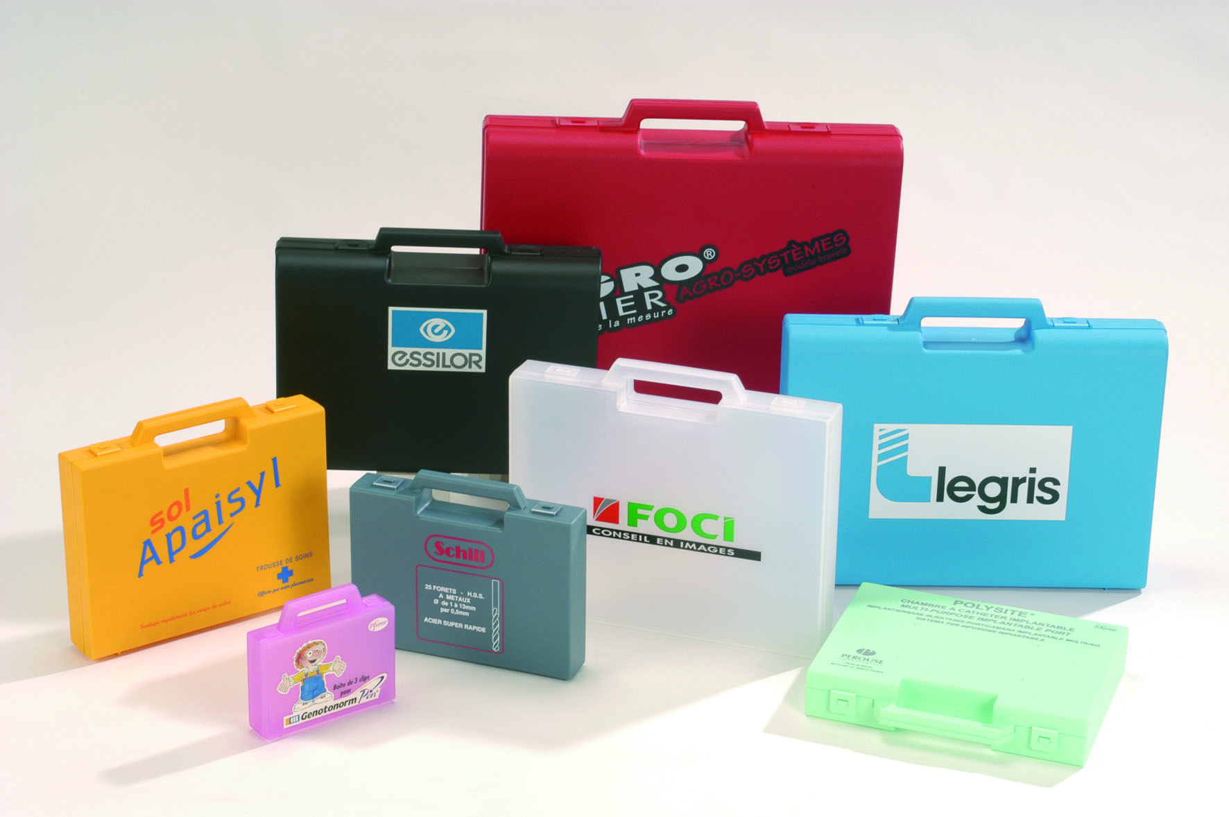 VALISETTES PROMOTIONNELLES EN PLASTIQUE RIGIDE